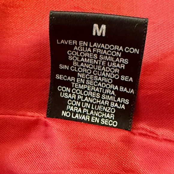 London Fog Red Double Breasted Trench Rain Coat Jacket Size M Classic Chic Bold - Picture 12 of 13